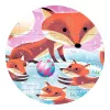 Djeco Formadobozos puzzle Gyömbér a kis róka 24 db-os - Ginger little fox