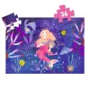 Djeco Formadobozos puzzle Ella a sellő 36 db-os - Ella the mermaid