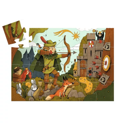Djeco Formadobozos puzzle Robin Hood 36 db-os - Robin Hood