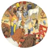 Djeco Megfigyeltető puzzle Lovaglás 200 db-os - Horse riding