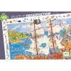 Djeco Megfigyeltető puzzle - Kalózok - Pirates