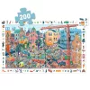 Djeco Megfigyeltető puzzle A város 200 db-os - The city