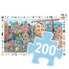 Djeco Megfigyeltető puzzle A város 200 db-os - The city