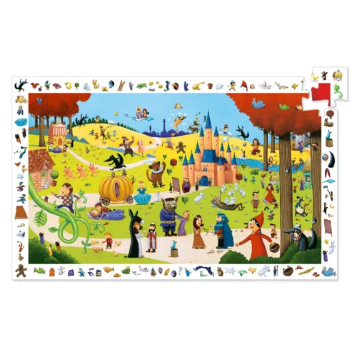 Djeco Megfigyeltető puzzle Mesék 54 db-os - Tales