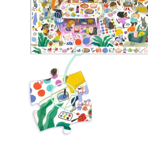 Djeco Megfigyeltető puzzle Szülinapi parti 54 db-os - Birthday Party