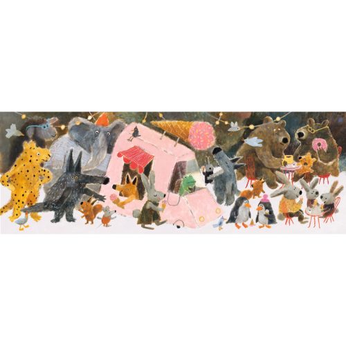 Djeco Művész puzzle A ligeti mulatság 100 db-os - The park