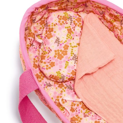 Djeco Játékbaba Mini 20 cm - Barbara mózeskosárral