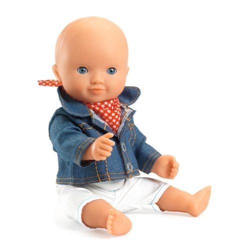 Djeco Pomea Játékbaba kiegészítő babaruha Kék dzseki - Outfit Blue jacket