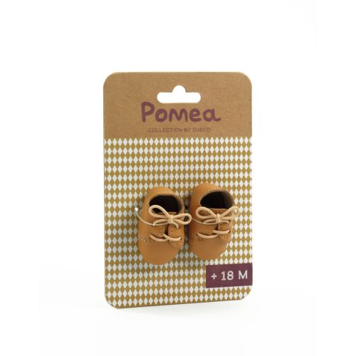 Djeco Pomea Játékbaba cipő Barna cipőcske - Brown shoes