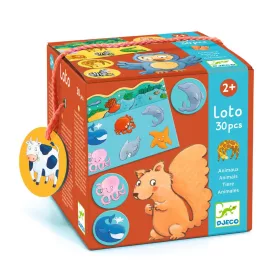 Djeco Képeslottó Állatok élőhelye - Animals loto