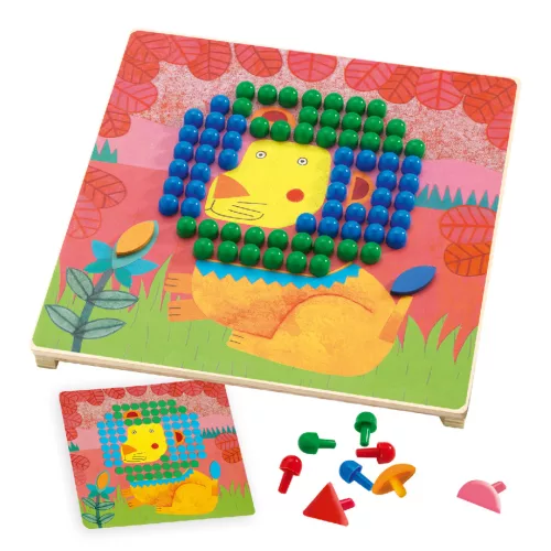 Djeco Pötyi mozaik Állatok - Mosaico Animo