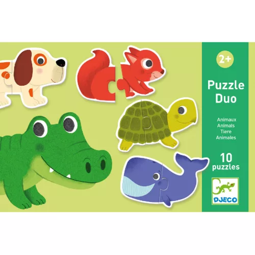 Djeco Párosító puzzle Állatos - Animals