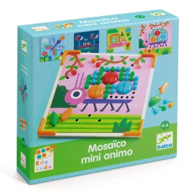 Djeco Pötyi mozaik Kisállatok - Mosaico Mini Animo