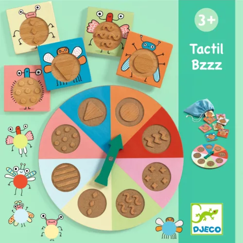 Djeco Fejlesztőjáték Kitapintó - Tactil Bzzz