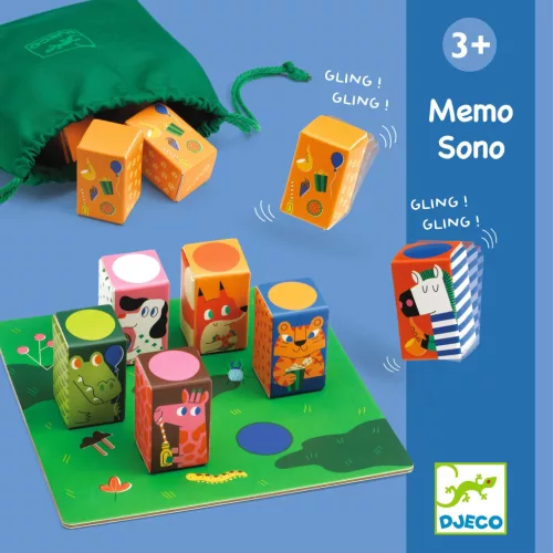 Djeco Fejlesztőjáték Hangpárosító - Memo Sono