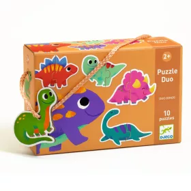 Djeco Párosító puzzle Dinócskák - Duo Dinos