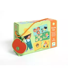   Djeco Párosító puzzle Számpárosító 24 db-os - First figures