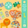 Djeco Társasjáték 5 az 1-ben Vadállatok - Wild animals, 5 GAMES