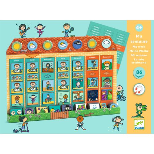 Djeco Fejlesztő játék A hetem - My week