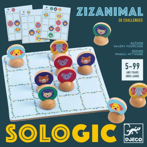 Djeco Logikai játék Zizi állatok - Zizanimal
