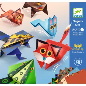 Djeco Origami Ugró állatok - Jumping animals