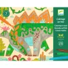 Djeco Design by Művészeti műhely Színező Dinóvilág - Dino world