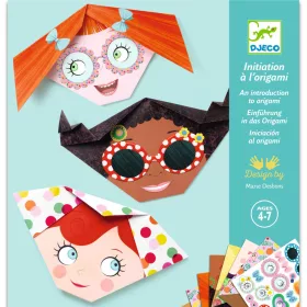 Djeco Origami Kedves arcok - Pretty faces