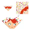 Djeco Origami Kedves arcok - Pretty faces