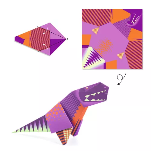 Djeco Origami, Dinoszauruszok
