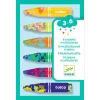 Djeco Művészeti műhely 6 többszínű viaszkréta - 6 multicoloured crayons