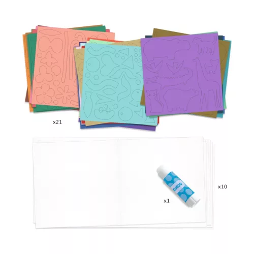 Djeco Design by Kollázs műhely Kis papírformák - Little papers