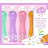 Djeco Marok filc készlet 4 gyöngyház színben Pontozó színezés - Large dot markers