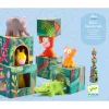 Djeco Toronyépítő Maxi szavannai állatok - Maxi Topanijungle