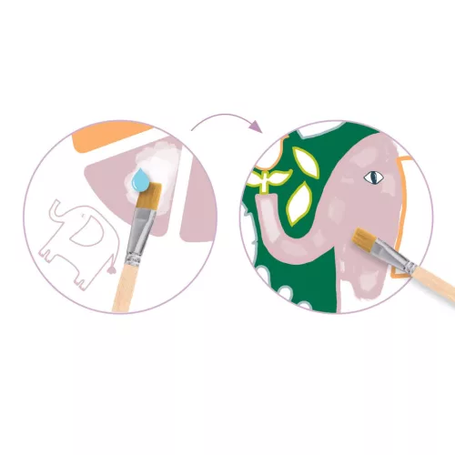 Djeco Palettafestés Vadon - Palette painting Wild one