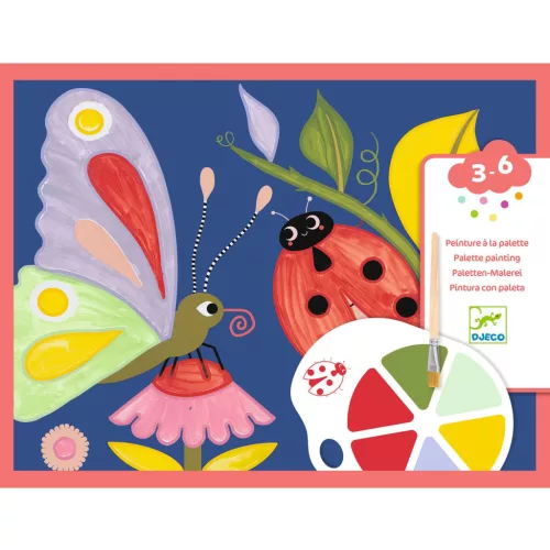 Djeco Palettafestés Röpködők - Palette painting Creepy crawlies
