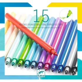 Djeco Filctoll készlet Harmónia 15 színű - Pacific
