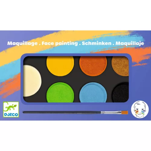Djeco Design by Arcfesték Természet - Palette 6 colours Nature