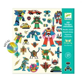 Djeco Matricák Robotok - Robots
