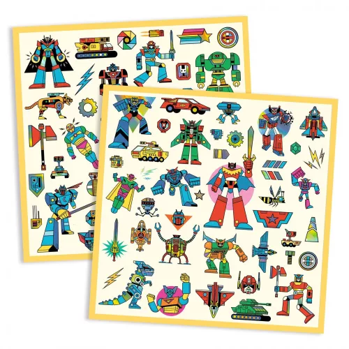 Djeco Matricák Robotok - Robots