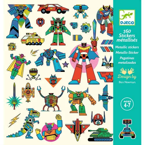 Djeco Matricák Robotok - Robots