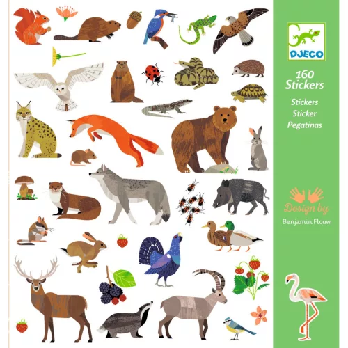 Djeco Matricák Állatvilág - Fauna