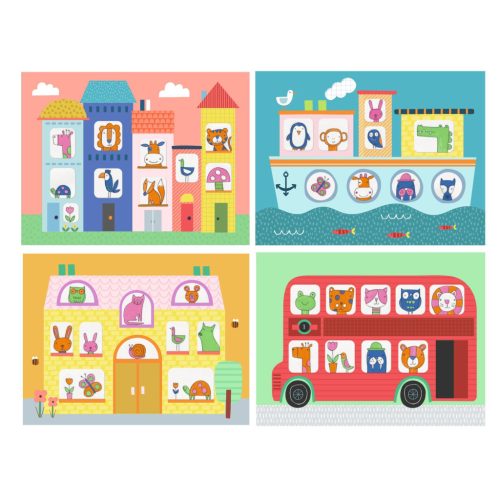 Djeco Rajzsablon, Nyomkövető művészet