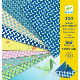   Djeco Design by Origami 100 lapos készlet Nyár 10 x10 grafikával - Natsu