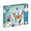 Djeco Kreatív műhely 6 technika 1 dobozban Bájos bolyhos - Fluffy box