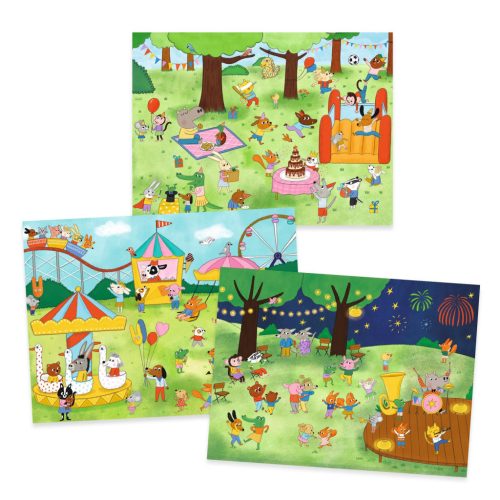 Djeco Satírozó képkészítés Kerti parti - Party time!