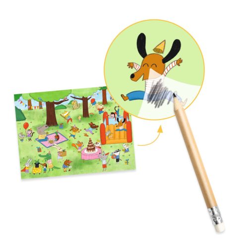 Djeco Satírozó képkészítés Kerti parti - Party time!