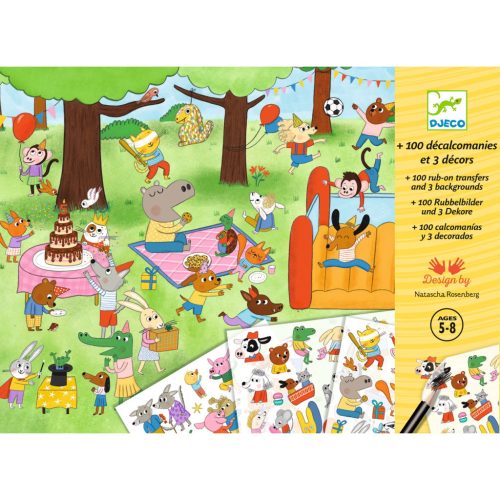 Djeco Satírozó képkészítés Kerti parti - Party time!