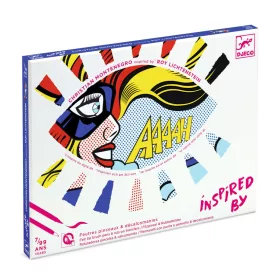   Djeco Művészeti műhely, Szuperhősök, Inspired by Roy Lichtenstein