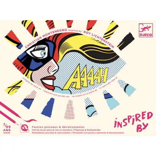 Djeco Művészeti műhely, Szuperhősök, Inspired by Roy Lichtenstein