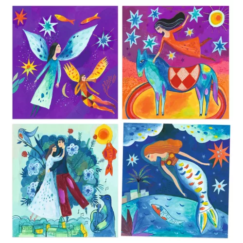 Djeco Művészeti műhely, Álomban, Inspired by Marc Chagall